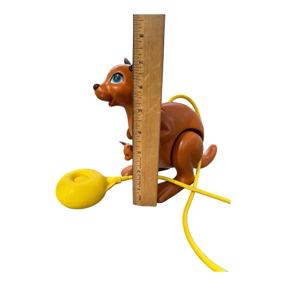 1975 Vintage‎ Fisher Price Katie Kangaroo With a Baby Joey  Working/It Hops